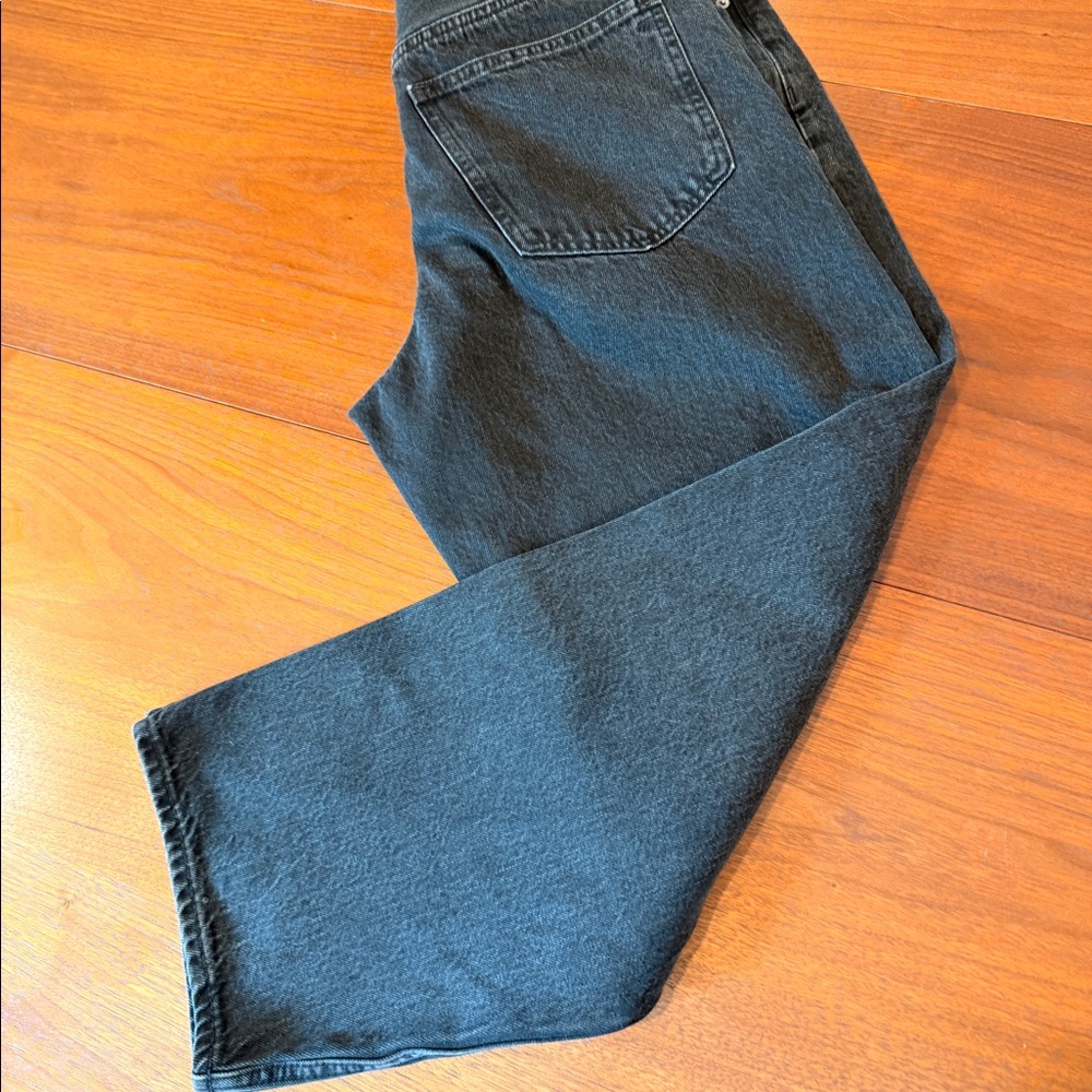 Madewell Black. Barrel Denim Jean Sz 29 - Picture 4 of 5